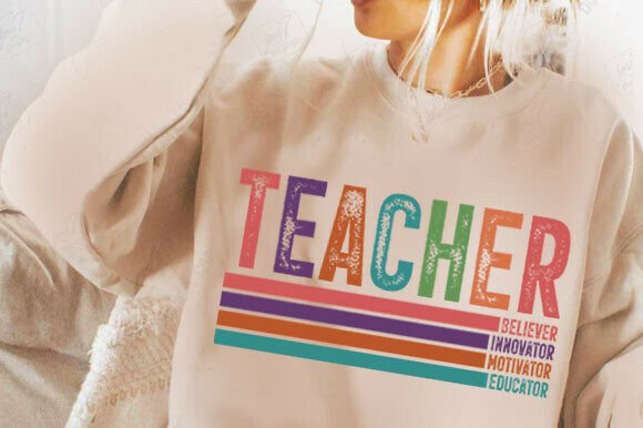 Retro Vintage Teacher Png